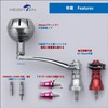 HEIGHTEN Adjustable 2.6-2.8 inches (65-70 mm) Reel Handle with 1.4-inch