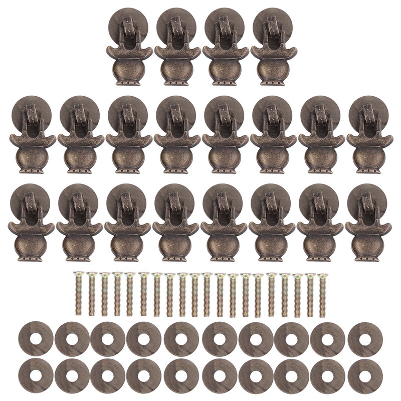 20sets Drawer Pulls Retro Elegant Reliable Durable Compact DIY Making