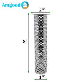 Commercial Flood Drain Strainer (1, 2 in. Diameter x 8 in. Tall Cylinder)