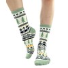 Lazy One Men and Women's Novelty Crew Socks, Funny Crew