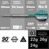 Target Darts Hydro Steel Tip Dart Set, 23G (Barrel 03)