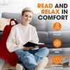 Cheer Collection Reading Pillow Chair - Chair Pillow with Arms