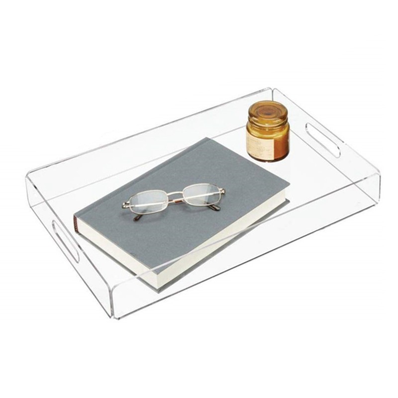 Acrylic Fruit Towel Tray Lightweight Breakfast Cheese Serving Tray with