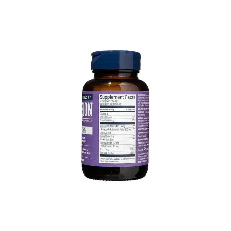 Omega 7 Wileys Finest Bold Vision Omega-7 Supplement for Eye