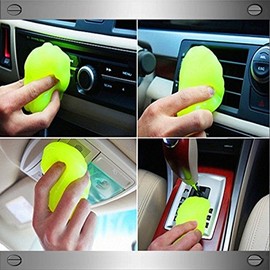 Car and household cleaning gel, jelly cockpit care, steering wheel, dashboard, gear shifter, centre console, ventilation, electronic control panels, buttons, switches, air nozzles, sarachen
