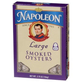 Napoleon Oyster Smoked Large 3.75oz Pack of 25