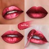 Depuplum Red Lipsticks for Women Metallic Lipstick Long Lasting Non