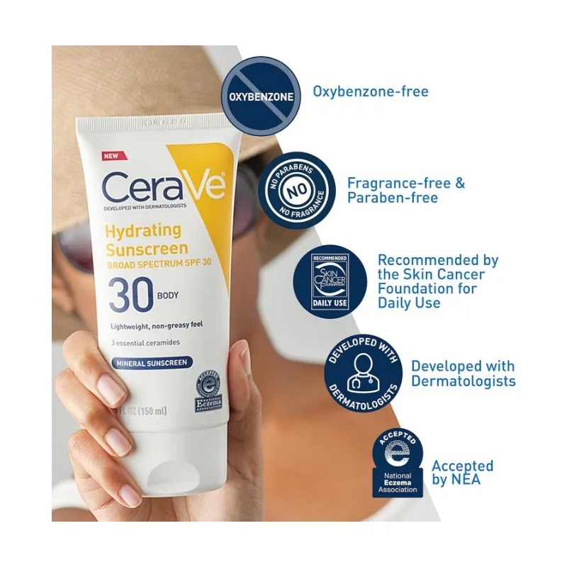 Cerave Protector Solar Spf30 Cuerpo Acido Hialuronico