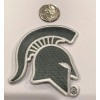 MSU Michigan State Spartans Vintage Embroidered Iron On Patch 3"