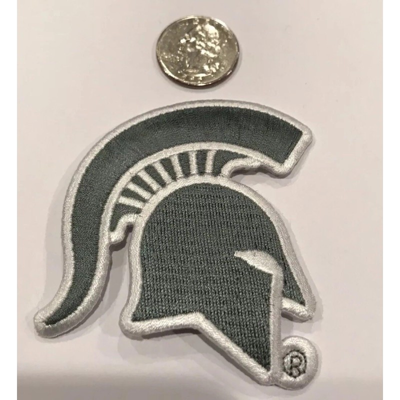 MSU Michigan State Spartans Vintage Embroidered Iron On Patch 3"