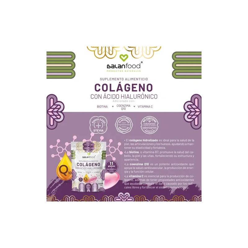 Colágeno Biotina Coenzima Ac Hia | Piel Y Cabello I