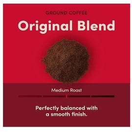 Tim Hortons Original Blend, Medium Roast Ground Coffee, Perfectly Balanced, Alwa
