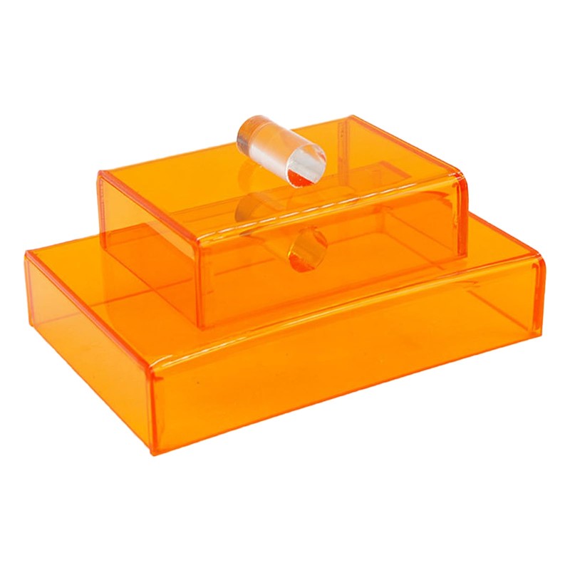 EASYTODENTA Dental Curing Light Protector Box Orange Ultraviolet Shield Cover