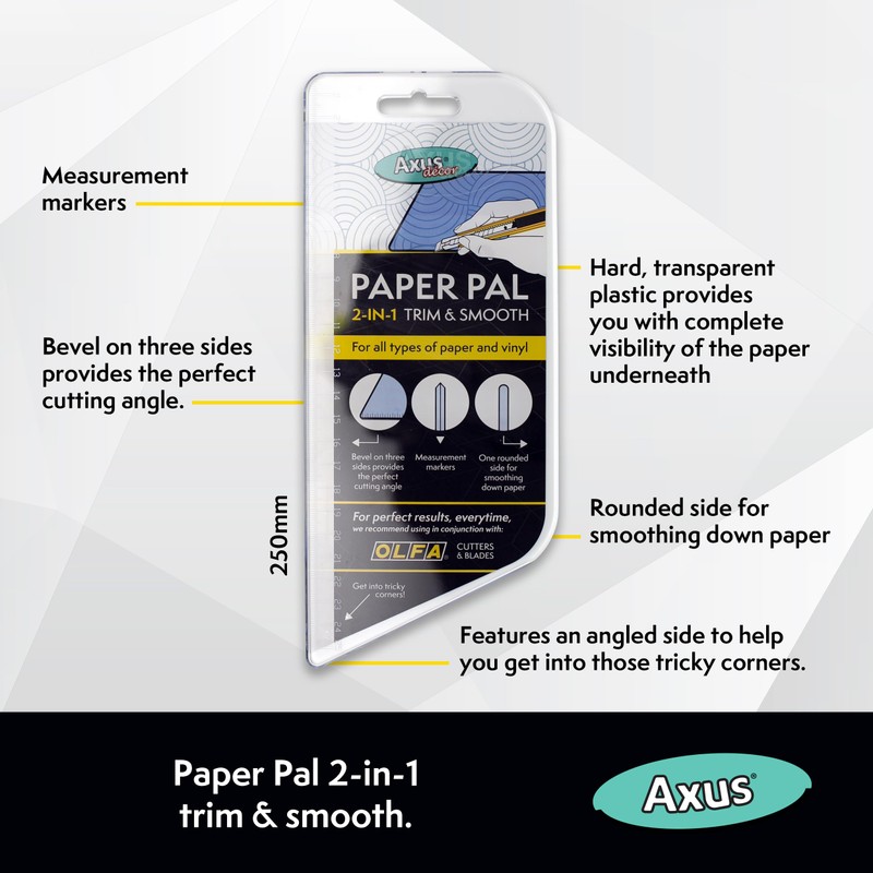 Axus Decor Paper Pal, 2 in 1 Multipurpose Tool, Precision