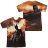 Dark Knight Rises Fire Poster Front Back Print 100% Polyester