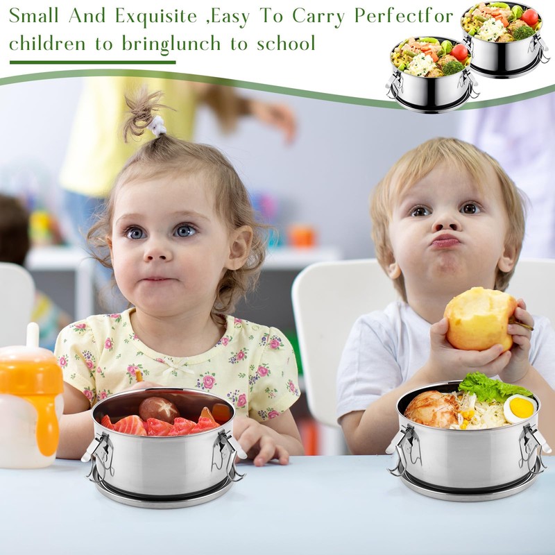 Skybooly 4 Pcs Stainless Steel Bento Box Bulk 36 oz