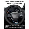 HUDIY（フーディ）ステアリングホイール装飾 新型シビックタイプR ステアリングデコフレーム FL5 シビックタイプR カスタムアクセサリー CIVIC fl5 フレームステッカー 車種専用設計