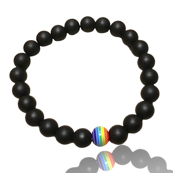 Steinfixx ® Obsidian Bead Bracelet "Detoxification" with Chakra Bead -