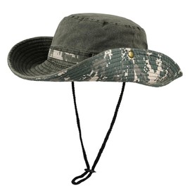 TAGVO Reversibel Fischerhut Unisex, Verstellbarer Beidseitigen Anglerhut Camouflage, Camo Sonnenhüte Atmungsaktiv Boonie Hut Breiter Krempe UV-Schutz, Faltbarer Outdoor Eimer Hut für Herren Damen