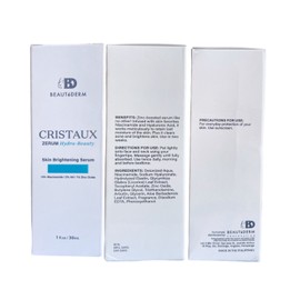 Beautéderm Beautederm Cristaux Zerum Hydra-Beauty: Skin Brightening Serum, 30ml / 1 fl. Oz