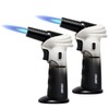 Butane Torch Lighter, 0-90°Rotating Angle Butane Lighter, Refillable Kitchen Torch