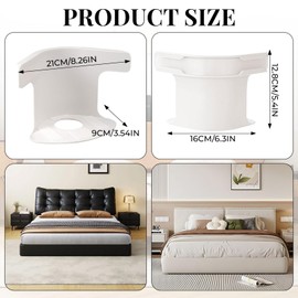 Pack of 4 Fitted Sheet Holders, Bed Sheet Holder, Fitted Sheet Holder with Closure Strips, Bed Sheet Holder Against Slipping, Bed Sheet Corner Lock for Bed Tubs, All Mattress Sizes, Bed Linen