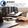Elecom M-XGM15BBSGM/EC Wireless Mouse, Bluetooth EX-G, Extreme Grip, Quiet Design,