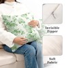 Kwlegh Spring Pillow Covers 20x20 Green Shamrock Pillows Cushion Cases