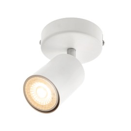 CGC Lighting Modern Contemporary Design Adjustable Heads GU10 Ceiling Spot Lights (White, Single)