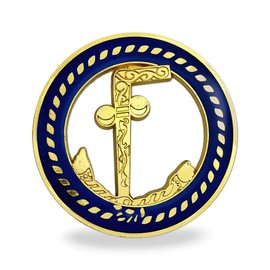 Masonic Car Emblem Tubal Cain Auto Decal