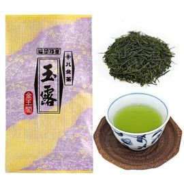 Gyokuro Yame Tea Leaf Tea High Quality Yame Gyokuro Kinnokaku 1.8 oz (50 g) Bag Tea Iwasakien Seisha Kyushu Fukuoka Yame Gyokuro 100%