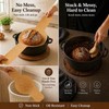 Tchrules Dutch Oven Liners, with Extended Handles Unbleached 100 Pcs