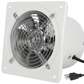 Fepinc - Ventilador de escape con enchufe, ventilador de ventilación a través de la pared de 10 pulgadas 1088CFM con motor de cobre puro...