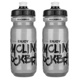 ROCKBROS 2 Packs of BPA Free Leak Proof Sports Water Bottle 20oz/25oz Multiple Sizes Squeeze Bottles with Dust Proof Cap Durable for Gym Cycling Travel Sports Outdoors School