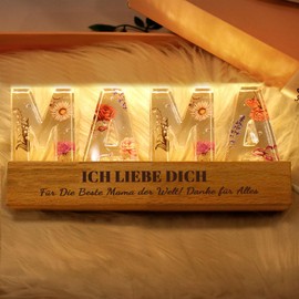 ZJZG Gifts for Mum - Wooden Signs Home Decoration Mum Gift - Birthday Gifts for Mum - Birthday Christmas Gift for Mum from Daughter Son - Best Mum Gift