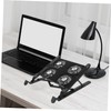 KICHOUSE 1 Set Adjustable Laptop Cooling Stand with USB Interface