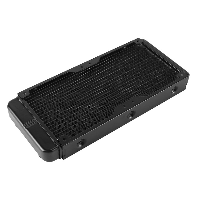 Nicear Water Cooling Radiator, 18 Tube Thread Aluminum Water Cooling