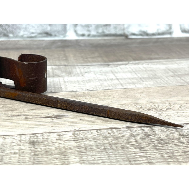 Generic Wrought Iron Sticking Tommy Miner's Candlestick Unbranded Candle Holder,