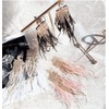 Nicole Knupfer - Nastro con piume di struzzo, strisce di