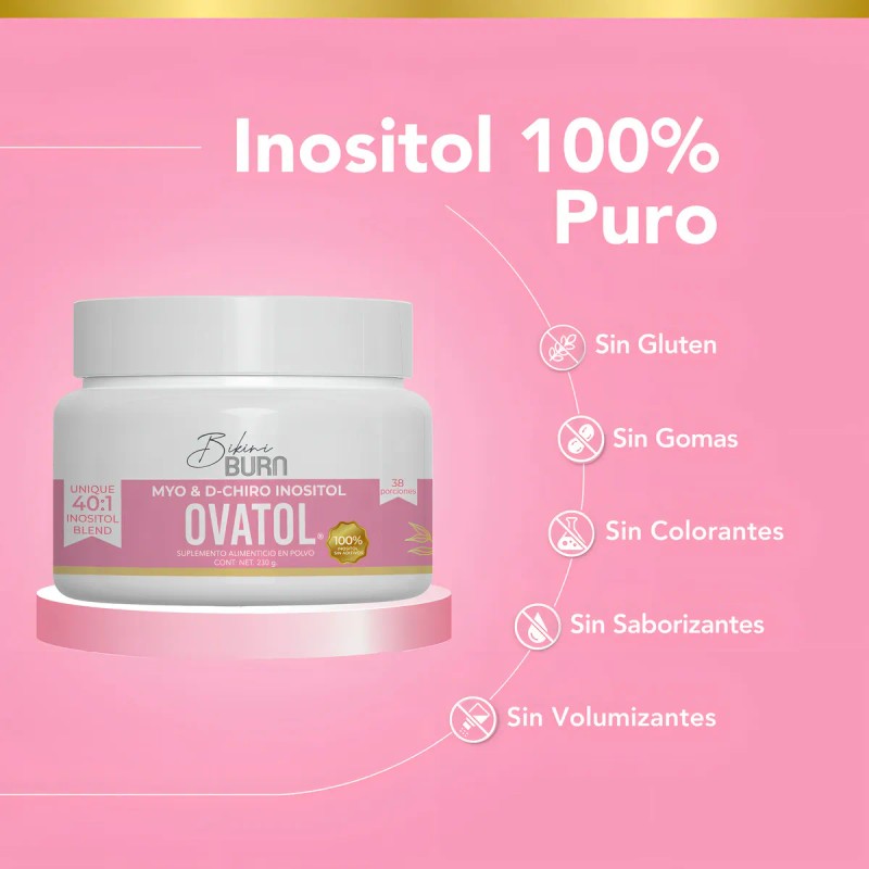 Bikini Burn Ovatol Inositol Myo D-chiro 40:1 Salud Metabólica 230g