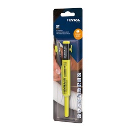 LYRA Dry Construction Marker, Round, Lead 2.8 x 2.8 x 100 mm, Blister Pack, 2B