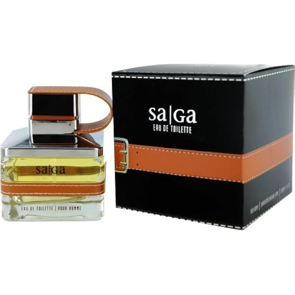 Emper Saga Eau de Toilette Spray for Men, 3.4 Ounce