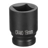 HARFINGTON 4 Point Square Socket 1/2" Drive 19mm Metric Square