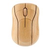Wireless Mouse, Wooden Wireless Mouse, 2.4GHz Wireless Optical Bamboo Mouse