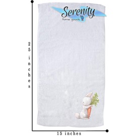 Decorative Kitchen and Bath Hand Towel | Religious Christian Easter Flowers Orange Pink Green | Spring Summer Garden Themed | Home Decor Decorations | House Gift Present