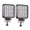Super Bright Off-Road 3" Square LED Work Light, 6000K Cool-White
