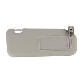 PEVAST Left Driver Side Sun Visor for Mazda 3 2010-2013, BBM2-69-320C-75 / BBM3-69-320C-75 (Cable-Free Left) (Right Passenger Without Lights)