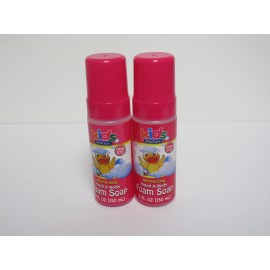 Kids XtraCare LOT 2 x Kids X.Care CHERRY Scent Moisturizing Hand & Body Foam Soap 5 Oz Each