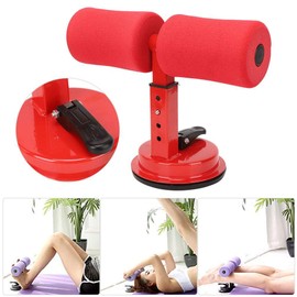 Keenso Abdominales Equipo de Ejercicios Abdominales Asistente Asistente de Abdominales Cintura Reducción de Grasa Hogares Abdominales Abdominales Asistente de Barra(Rojo)