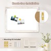 DOLLAR BOSS Magnetic Whiteboard, 24" x 18" Vintage White